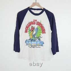 Vintage 1981 Rolling Stones Dragon Houston Astrodome Rock Tour T Shirt Size L
