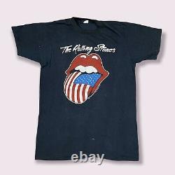 Vintage 1981 Rolling Stones North American Tour T-Shirt 80s Mens Size Large