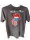 Vintage 1981 Rolling Stones Xl Concert T-shirt Hanes Tag Cotton Raindrop Product