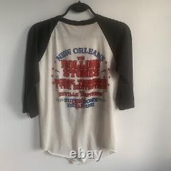 Vintage 1981 The Rolling Stones New Orleans Super Dome Tour Shirt Size Medium