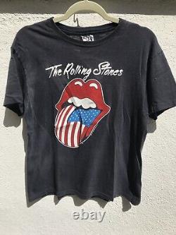 Vintage 1981 The Rolling Stones North American Tour T-Shirt 80s Rock S/M