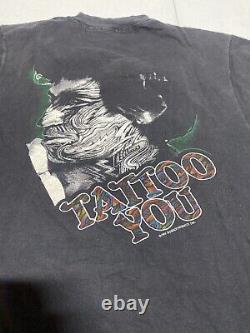 Vintage 1981 The Rolling Stones T Shirt Tattoo You Size Small F6