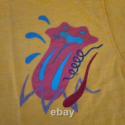 Vintage 1981 The Rolling Stones Tour 80s T-Shirt Stage Crew Balloonatic