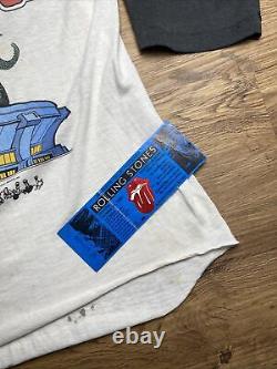 Vintage 1981 The Rolling Stones Tour Live in Concert Shirt LARGE USA With Stub