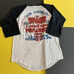 Vintage 1981 The Rolling Stones concert shirt Size medium