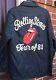 Vintage 1981's Rolling Stones Embroider Rock Concert Tour Black Jacket. Rare