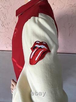 Vintage 1985 She's The Boss Mick Jagger Rolling Stones Varsity Promo Jacket Sz L