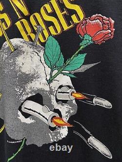 Vintage 1988 Guns N Roses Appetite For Destruction T Shirt Size L Rare Black