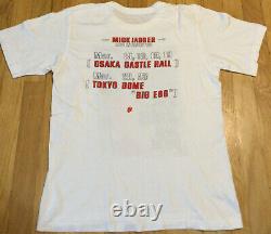 Vintage 1988 Mick Jagger Japan tour shirt M The Rolling Stones 80s single stitch