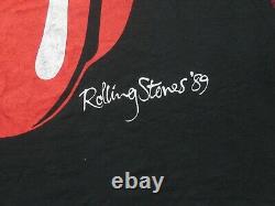 Vintage 1989 80s Rolling Stones Tour Band Shirt North American Tour XL Men