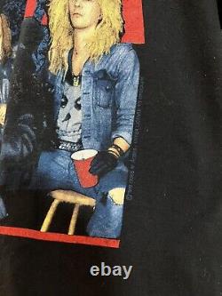 Vintage 1989 Guns N Roses T Shirt Stoned In LA Rolling Stones VTG 80s 90s Rock