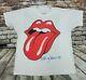 Vintage 1989 Rolling Stones Steel Wheels Rock Concert Tour T-shirt Mens Size Xl