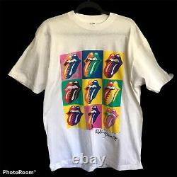 Vintage 1989 ROLLING STONES Warhol T shirt