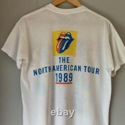 Vintage 1989 Rolling Stones The North America Tour t shirt