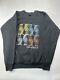 Vintage 1989 Rolling Stones The North American Tour Sweatshirt Size Xl Black Bm