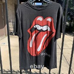 Vintage 1989 Rolling Stones The North American Tour T-shirt sz XL-Fit M/L 21x28