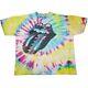Vintage 1989 Rolling Stones Tour T-shirt Tie-dye Xl 1980s Rock Band Merch