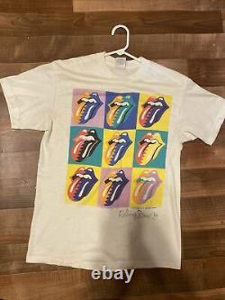 Vintage 1989 THE ROLLING STONES North American Tour Concert 80s T Shirt L