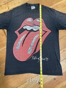 Vintage 1989 The Rolling Stones Steel Wheels North American Tour T-Shirt Large