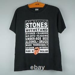 Vintage 1990s Rolling Stones Withstand T-Shirt