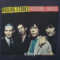 Vintage 1994-1995 Rolling Stones Voodoo Lounge US Tour Budweiser Brockum Large