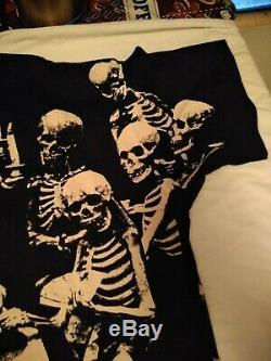 Vintage 1994-95 Rolling Stones Voodoo Lounge Tour skeleton tee T-Shirt XL EUC