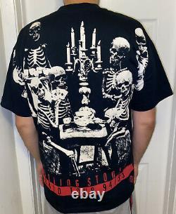 Vintage 1994 ROLLING STONES Voodoo Lounge Tour Shirt Brockum Size XL All Over