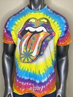 Vintage 1994 Rolling Stones Tie Dye T Shirt Single Stitch Size L-XL