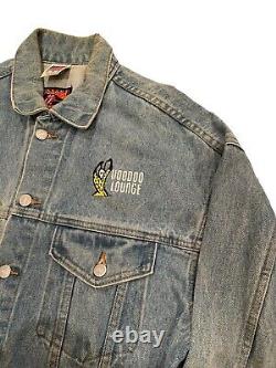 Vintage 1994 Rolling Stones VooDoo Lounge Jean Jacket Denim Medium Brockum Rare