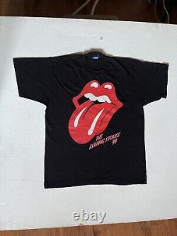 Vintage 1994 Rolling Stones Voodoo Lounge 94 World Tour T-Shirt XL single stitch