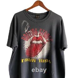 Vintage 1994 Rolling Stones Voodoo Lounge Concert Tour Distressed Shirt
