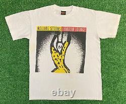 Vintage 1994 Rolling Stones Voodoo Lounge Double Sided Promo Shirt Size Large
