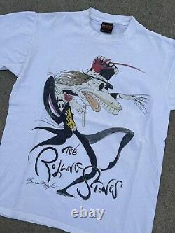 Vintage 1994 Rolling Stones Voodoo Lounge Tour Band T-Shirt L 20.5x27