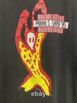 Vintage 1994 Rolling Stones Voodoo Lounge Tour Shirt Size XL Single Stitch