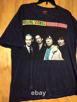 Vintage 1994 Rolling Stones Voodoo Lounge Tour T-shirt Brockum USA Made Size XL