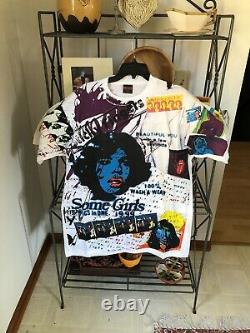 Vintage 1994 The Rolling Stones All Over Print T Shirt XL Brockum Mosquitohead