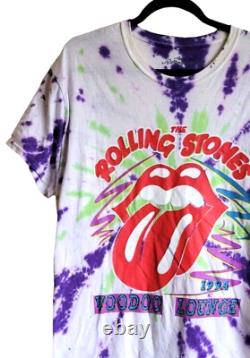 Vintage 1994 The Rolling Stones Voodoo Lounge Tiedye mens Tshirt M Rolling Stone