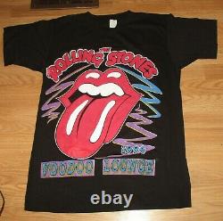 Vintage 1994 The Rolling Stones Woodo Lounge World Tour Double Sided T Shirt Siz