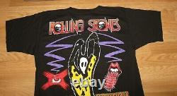 Vintage 1994 The Rolling Stones Woodo Lounge World Tour Double Sided T Shirt Siz