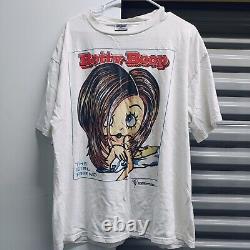 Vintage 1996 Betty Boop The Girlfriend Shirt XL Jennifer Aniston Rolling Stones
