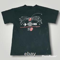 Vintage 1997 KISS Bridges To Babylon Tour Rolling Stones T-shirt Men's L Grunge