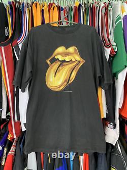 Vintage 1997 The Rolling Stones Bridges To Babylon Rock Tee Shirt Men's Size XL