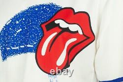 Vintage 1998 The Rolling Stones Soccer Jersey #98 European Tour T-Shirt Size L