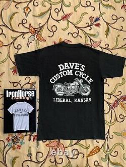 Vintage 70s Harley Davidson led zeppelin rolling stones nirvana t shirt 80s 90s