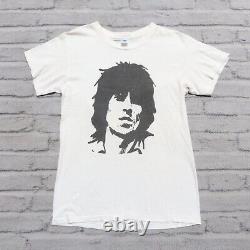 Vintage 70s Mick Jagger Rolling Stones Shirt Made in USA Single Stitch Rock Band