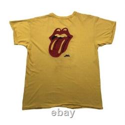 Vintage 70s The Rolling Stones Soldier Field Promo Tour T-shirt
