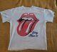 Vintage 80's Rolling Stones 1989 Tour T-shirt, Size L My Mil Shirt Read Below
