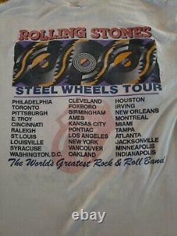 Vintage 80's Rolling Stones 1989 Tour t-shirt, Size L My MIL Shirt Read Below