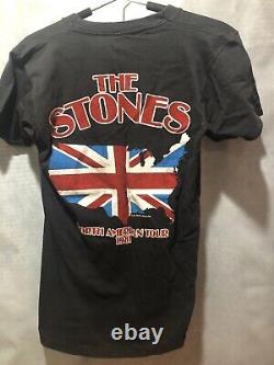 Vintage 80s 1981 The Rolling Stones North American Rock Concert Tour T Shirt
