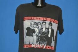 Vintage 80s ROLLING STONES STEEL WHEELS NORTH AMERICAN TOUR 1989 t-shirt LARGE L